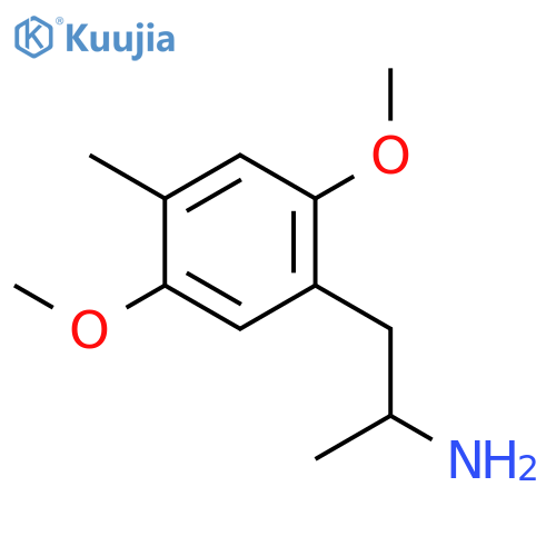2,5-Dimethoxy-4-methylamphetamine structure