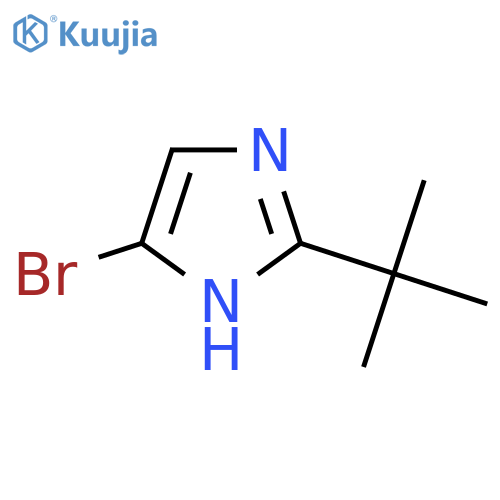 5-bromo-2-tert-butyl-1H-imidazole structure