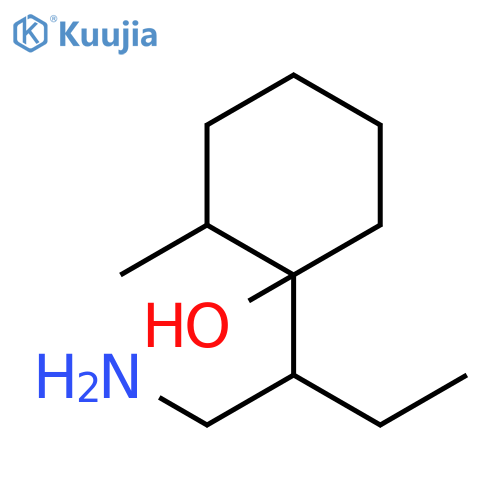1-(1-Aminobutan-2-yl)-2-methylcyclohexan-1-ol structure