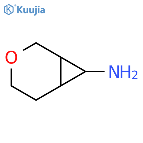 3-oxabicyclo4.1.0heptan-7-amine structure