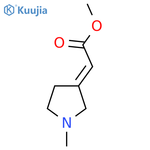 Methyl 2-(1-methylpyrrolidin-3-ylidene)acetate structure