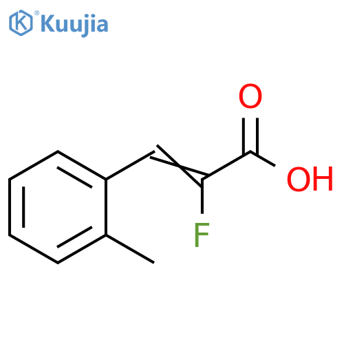 2-Propenoic acid, 2-fluoro-3-(2-methylphenyl)- structure