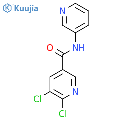 5,6-Dichloro-N-(pyridin-3-YL)pyridine-3-carboxamide structure