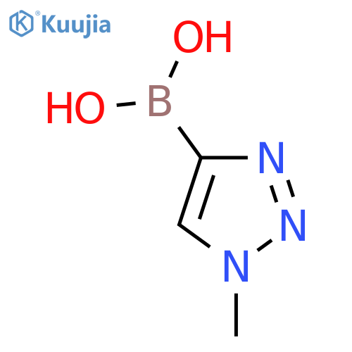 1-Methyl-1,2,3-triazole-4-boronic acid structure