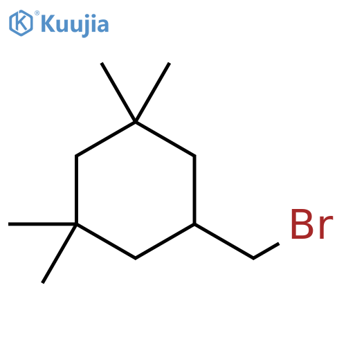5-(bromomethyl)-1,1,3,3-tetramethylcyclohexane structure