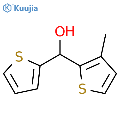 (3-methylthiophen-2-yl)-thiophen-2-ylmethanol structure