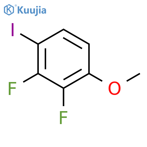 2,3-Difluoro-1-iodo-4-methoxybenzene structure