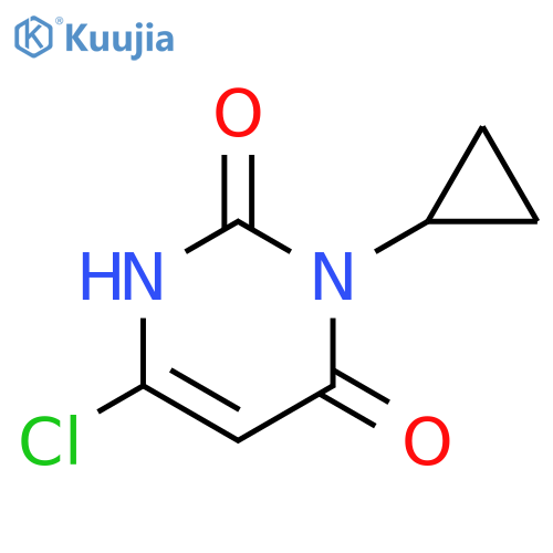 6-Chloro-3-cyclopropyl-1,2,3,4-tetrahydropyrimidine-2,4-dione structure