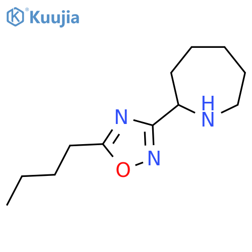 2-(5-Butyl-[1,2,4]oxadiazol-3-yl)-azepane structure