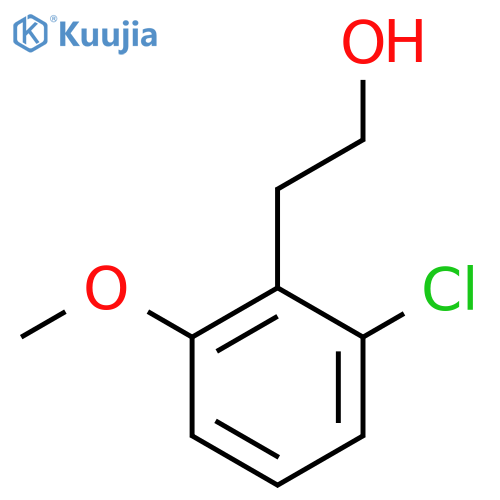 2-(2-Chloro-6-methoxyphenyl)ethan-1-ol structure