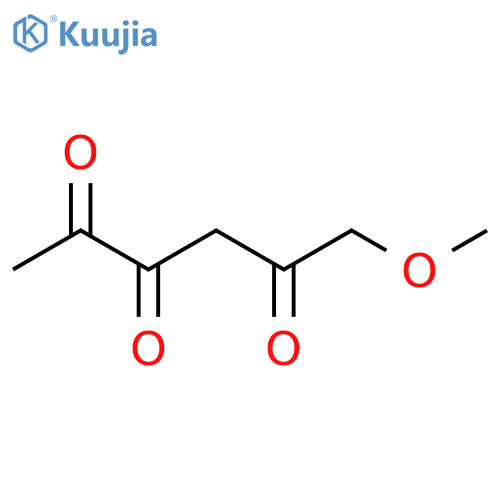 6-methoxyhexane-2,3,5-trione structure