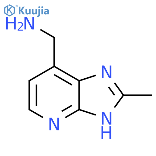 {2-methyl-3H-imidazo4,5-bpyridin-7-yl}methanamine structure