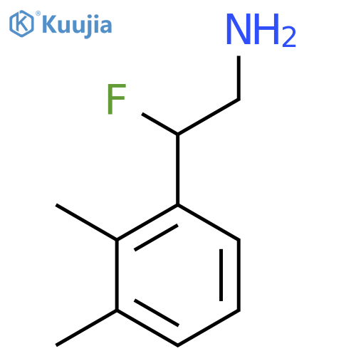 2-(2,3-dimethylphenyl)-2-fluoroethan-1-amine structure