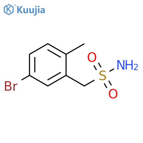 (5-bromo-2-methylphenyl)methanesulfonamide structure
