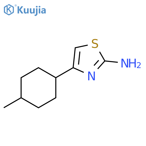 4-(4-methylcyclohexyl)-1,3-thiazol-2-amine structure