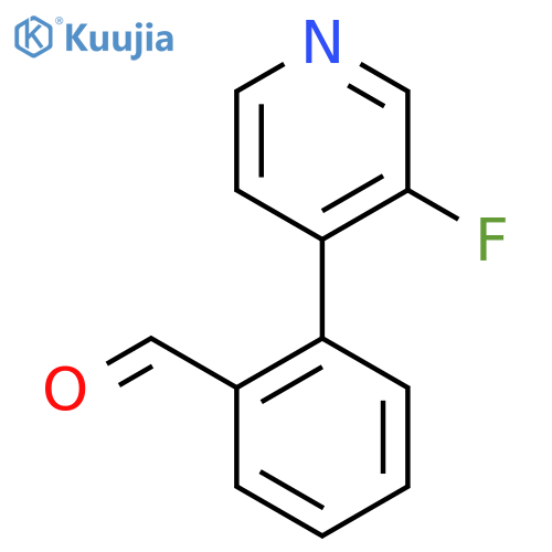 2-(3-Fluoropyridin-4-yl)benzaldehyde structure