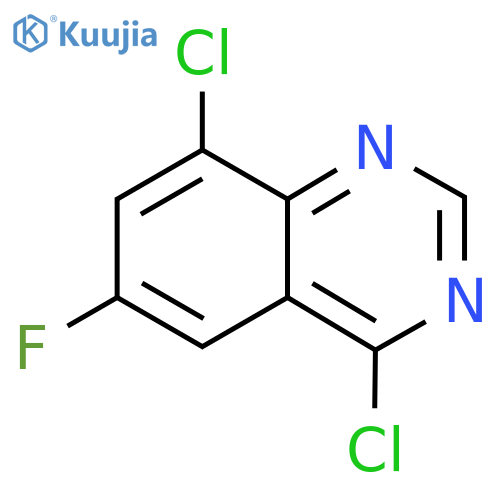 4,8-Dichloro-6-fluoroquinazoline structure