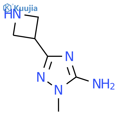 3-(azetidin-3-yl)-1-methyl-1H-1,2,4-triazol-5-amine structure