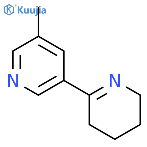 2,3'-BIPYRIDINE, 3,4,5,6-TETRAHYDRO-5'-METHYL- structure