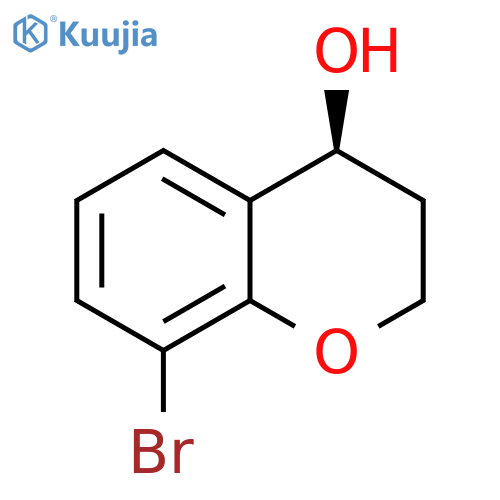 (4S)-8-bromochroman-4-ol structure