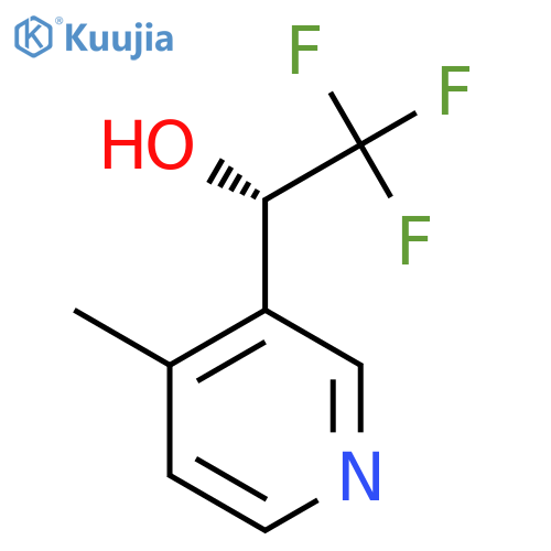 (1S)-2,2,2-trifluoro-1-(4-methylpyridin-3-yl)ethan-1-ol structure