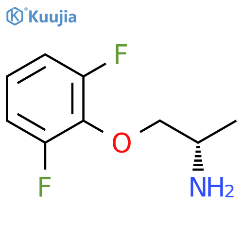 (2S)-1-(2,6-difluorophenoxy)propan-2-amine structure