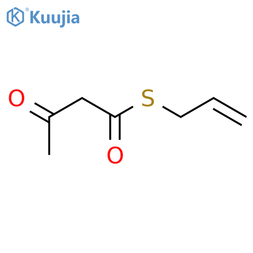 Butanethioic acid,3-oxo-, S-2-propen-1-yl ester structure
