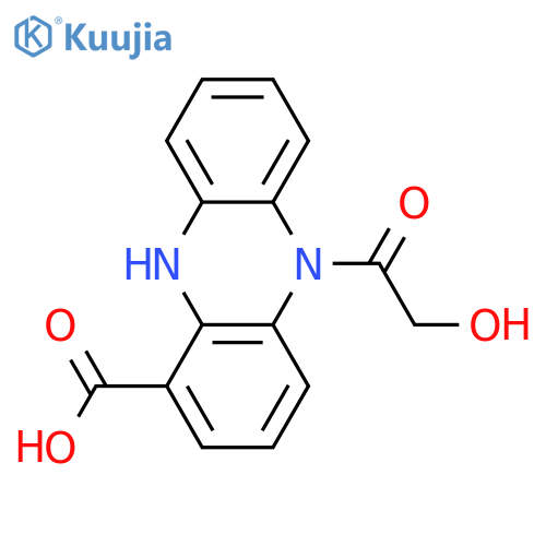1-Phenazinecarboxylic acid; 5,10-Dihydro, 5-(hydroxyacetyl) structure