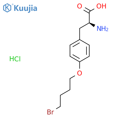 O-(4-Bromobutyl)-L-tyrosine hydrochloride structure