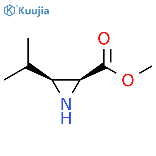 methyl (2S,3S)-3-isopropylaziridine-2-carboxylate structure