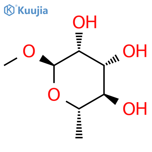 a-D-Mannopyranoside, methyl6-deoxy- structure