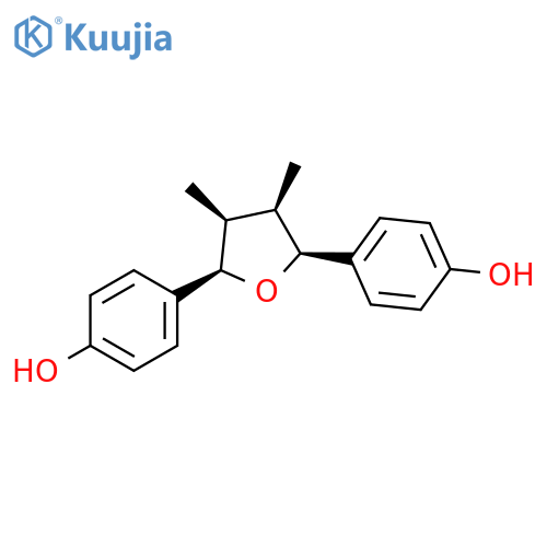 Phenol,4,4'-[(2R,3S,4R,5S)-tetrahydro-3,4-dimethyl-2,5-furandiyl]bis-, rel- (9CI) structure