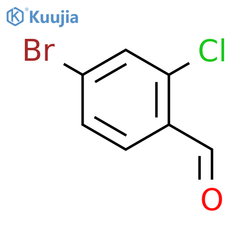 4-Bromo-2-chlorobenzaldehyde structure