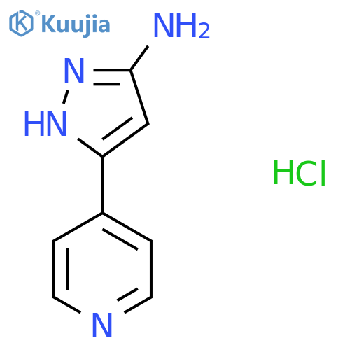5-(Pyridin-4-YL)-1H-pyrazol-3-amine hydrochloride structure