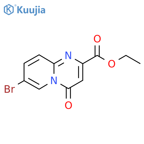 Ethyl 7-bromo-4-oxo-4H-pyrido[1,2-a]pyrimidine-2-carboxylate structure