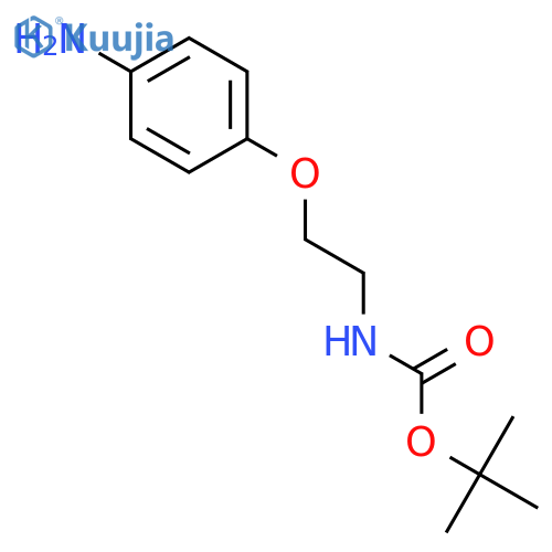 Tert-Butyl 2-(4-aminophenoxy)ethylcarbamate structure