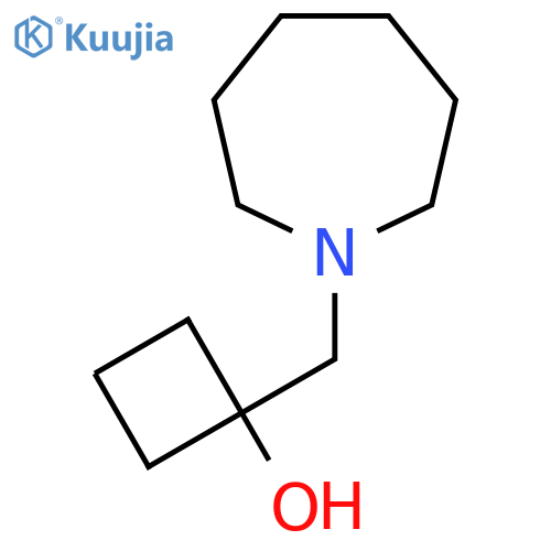 1-[(Azepan-1-yl)methyl]cyclobutan-1-ol structure