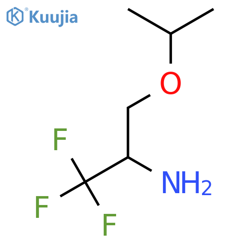 1,1,1-trifluoro-3-(propan-2-yloxy)propan-2-amine structure