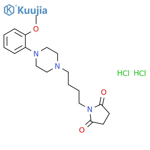 2,5-Pyrrolidinedione,1-[4-[4-(2-methoxyphenyl)-1-piperazinyl]butyl]- structure