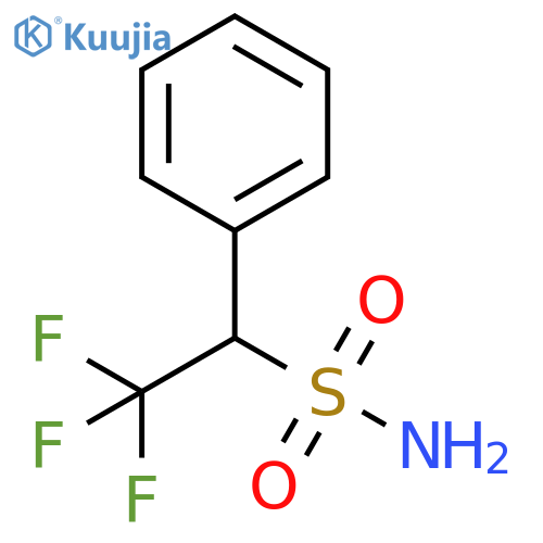 2,2,2-trifluoro-1-phenylethane-1-sulfonamide structure