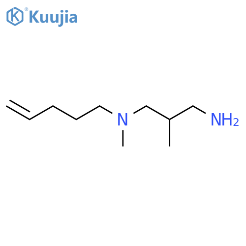 (3-amino-2-methylpropyl)(methyl)(pent-4-en-1-yl)amine structure