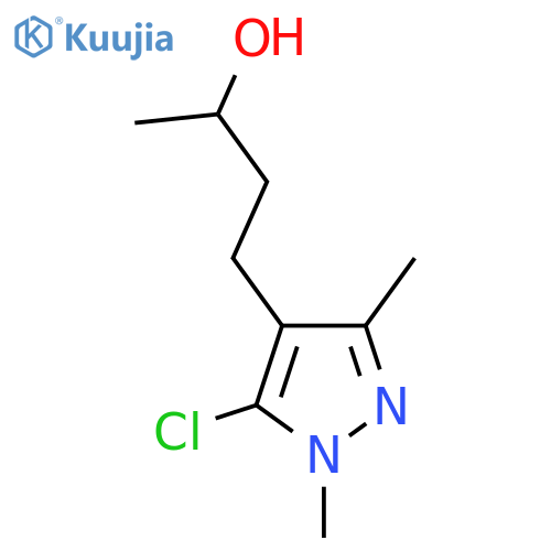 4-(5-chloro-1,3-dimethyl-1H-pyrazol-4-yl)butan-2-ol structure