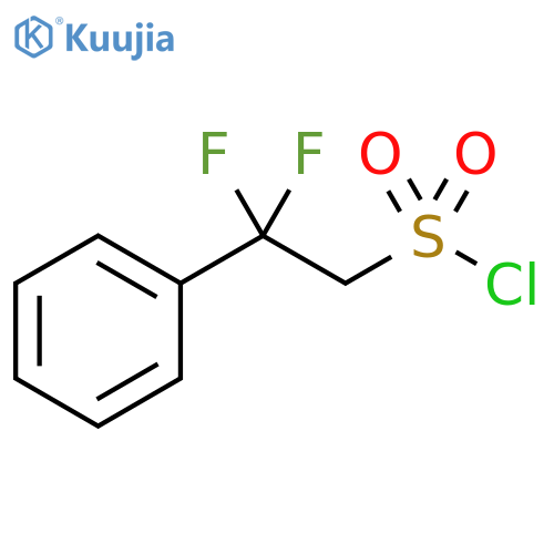 2,2-difluoro-2-phenylethane-1-sulfonyl chloride structure