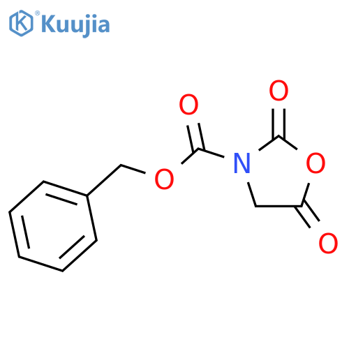 3-Oxazolidinecarboxylicacid, 2,5-dioxo-, phenylmethyl ester structure