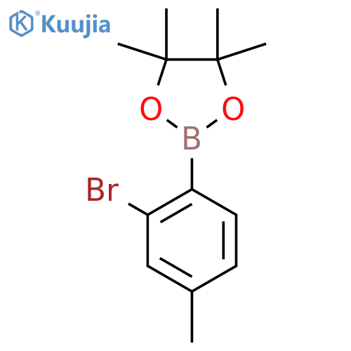 2-Bromo-4-methylphenylboronic acid pinacol ester structure