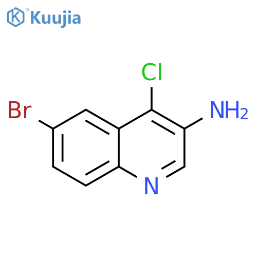 6-Bromo-4-chloroquinolin-3-amine structure