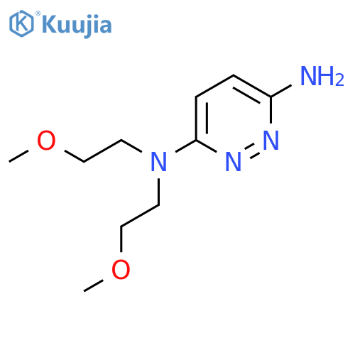 N3,N3-Bis(2-methoxyethyl)pyridazine-3,6-diamine structure