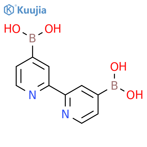 [2,2'-bipyridine]-4,4'-diylbis-Boronic acid structure