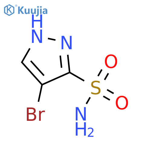 1H-Pyrazole-3-sulfonamide, 4-bromo- structure
