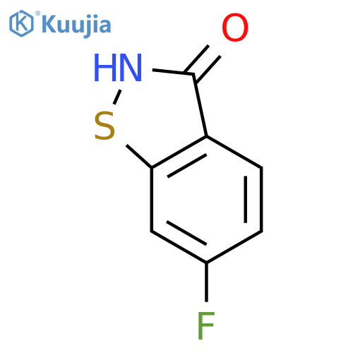 6-fluoro-2,3-dihydro-1,2-benzothiazol-3-one structure